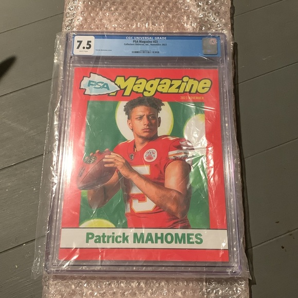 Patrick Mahomes PSA Magazine Nov 2023 CGC Grade Full Size High Quality KC Chiefs - Picture 9 of 9